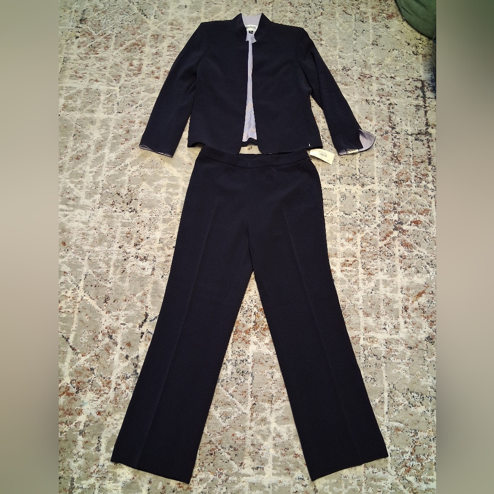 Kasper Classic Black Women's Pantsuit